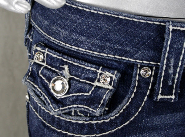 True Religion Jeans women's DISCO BILLY big T Dakota Sky 10572NBTC