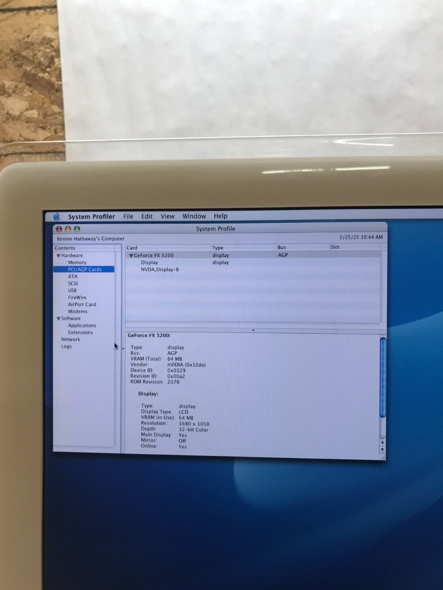 Apple iMac G4 20