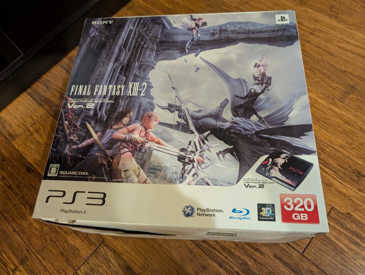 Sony PlayStation 3 Slim Final Fantasy XIII-2 Lightning Edition Ver
