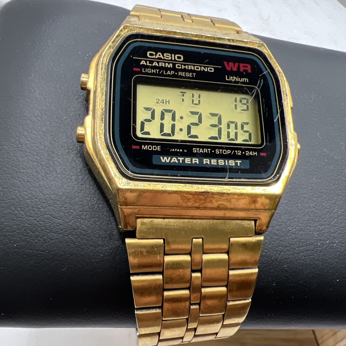 Casio Vintage Style Gold Watch Model A159WGE Module 593 | eBay
