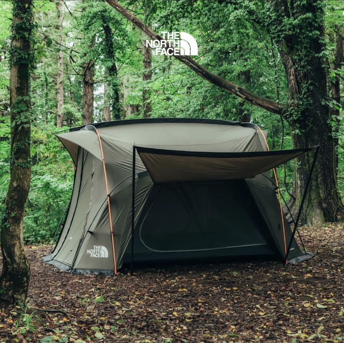 THE NORTH FACE NV22320 Evabase 6 Tent Shelter connected to the