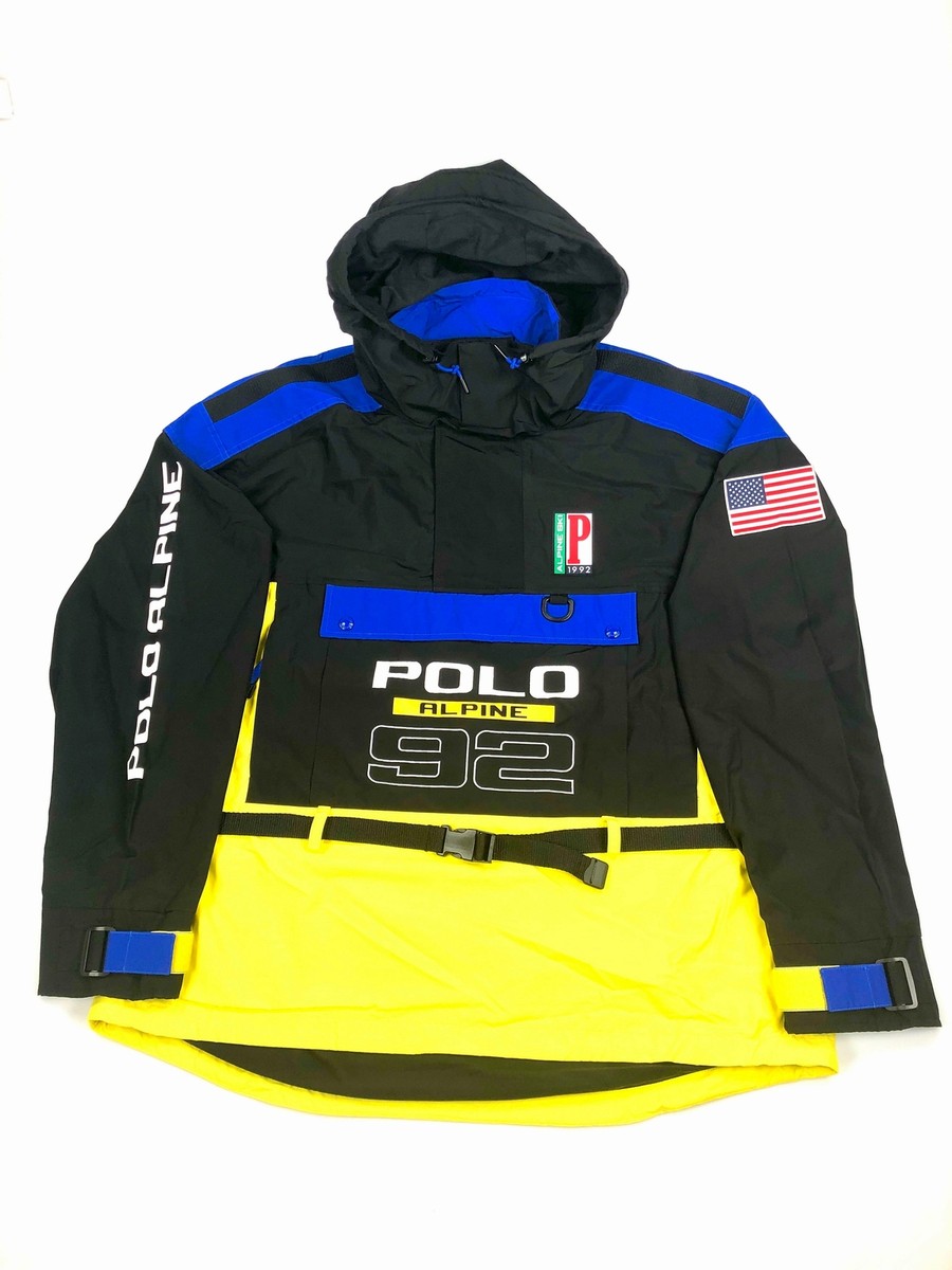 XXL POLO RALPH LAUREN ALPINE COLORBLOCKED HOODIE FRONT POUCH