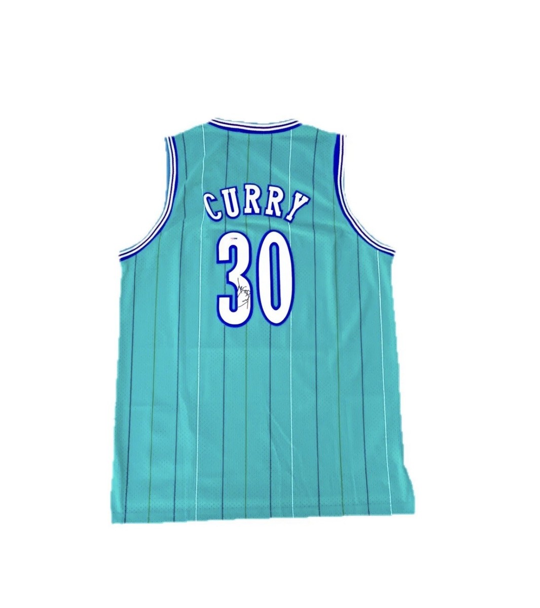 Dell Curry Signed Charlotte Hornets (Away Teal) Jersey PSA/DNA | eBay