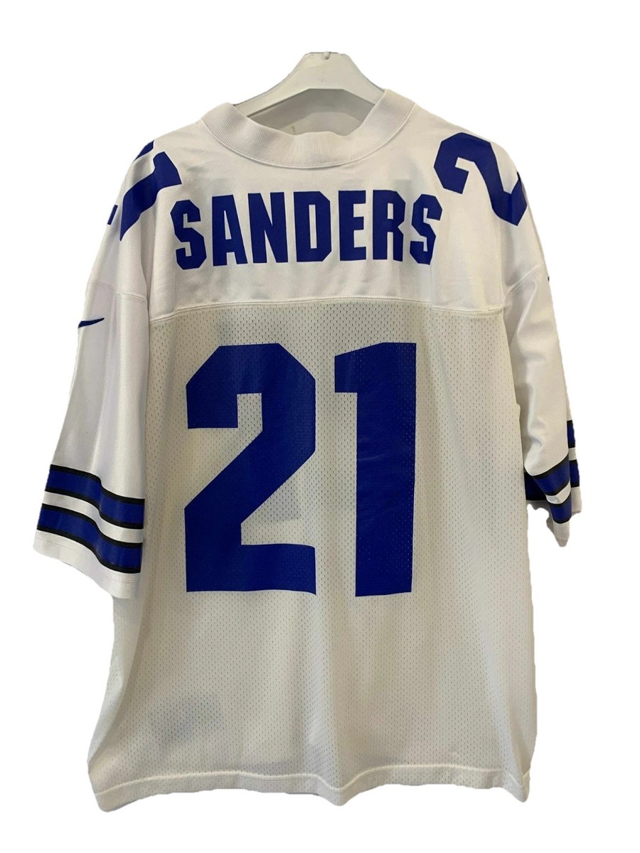 Nike Team Sports Dallas Cowboys #21 Deion Sanders NFL Jersey White