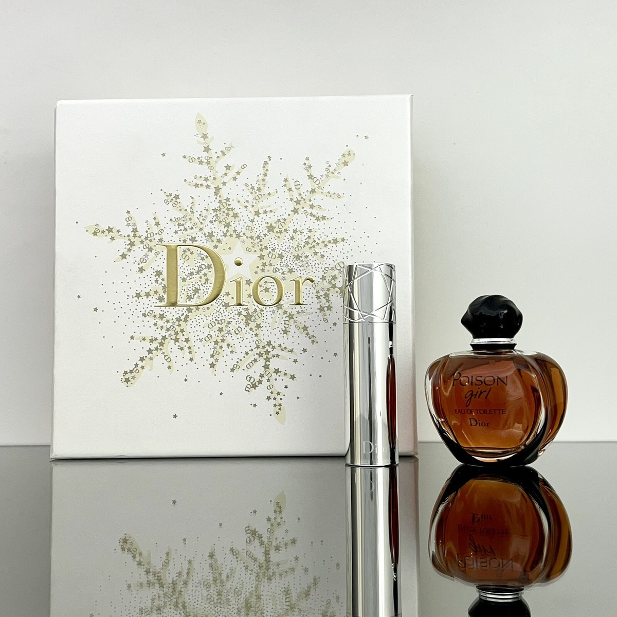 POISON GIRL by Christian Dior 2pc Women SET 3.4oz EDT Spar + 0.34