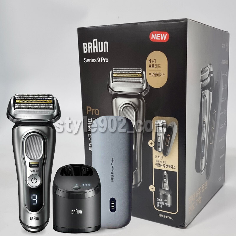 Original Braun Series 9 Pro Electric Shaver with PowerCase 9477cc