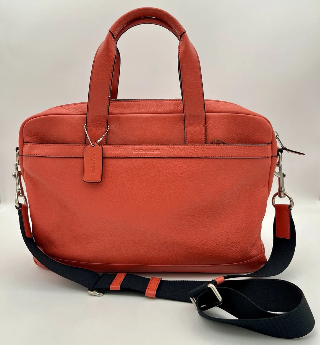 Coach Leather Orange Bags for Men for sale | eBay