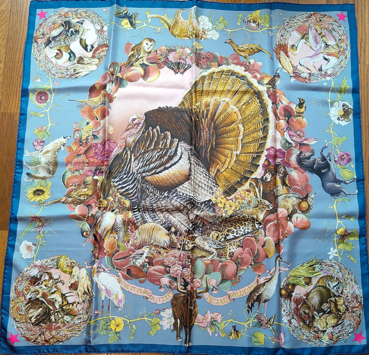 HERMES 90 Faune Et Flore Du Texas Wildlife KERMIT OLIVER 35