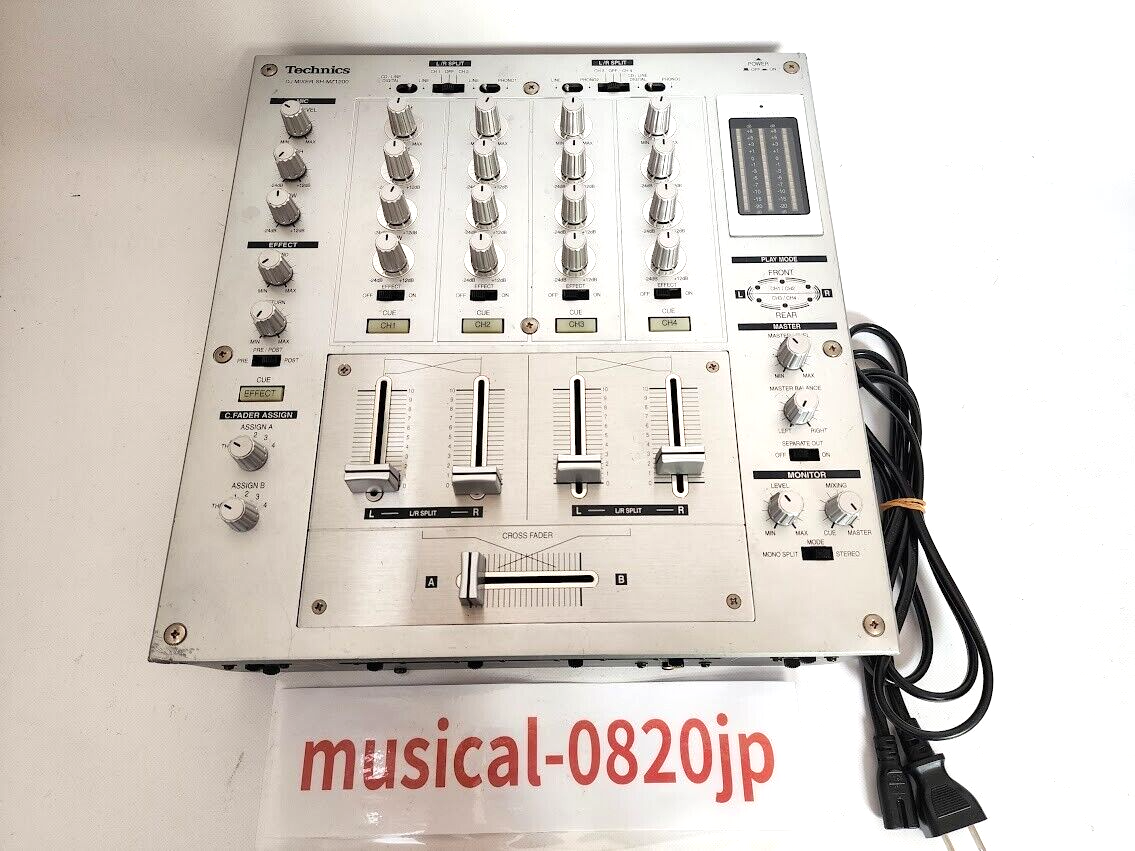 Technics SH-MZ1200 Silver DJ Mixer 4-channel 3-band equalizer | eBay