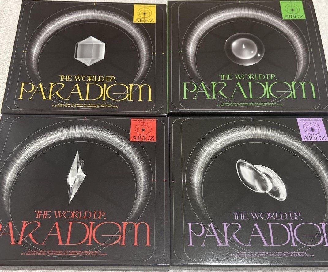ATEEZ THE WORLD EP . PARADIGM CD Normal Limited Tower records ver