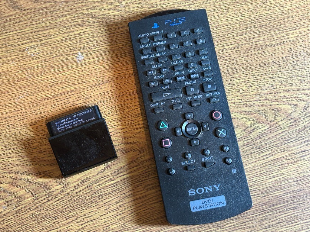 Sony PS2 DVD Remote Controller IR Receiver Dongle SCPH-10150 OEM