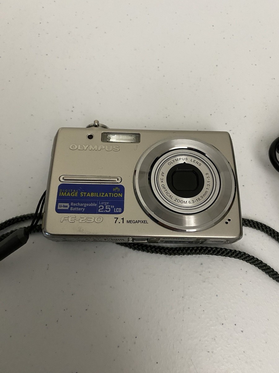 Olympus FE FE-230 7.1MP Digital Camera - Silver for sale online | eBay