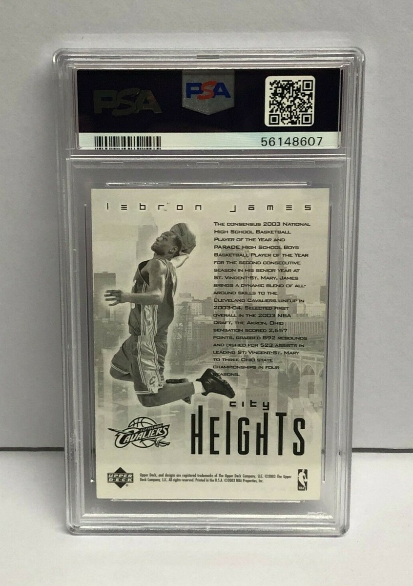2003 Upper Deck City Heights Redemption Special LeBRON JAMES card