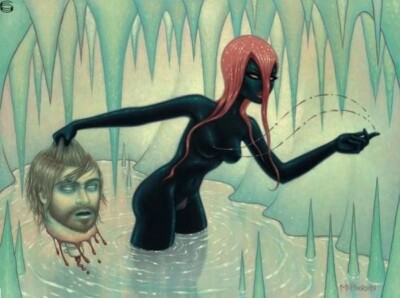 Tara McPherson Kidrobot Black Lilitu - Designer Vinyl Toy - Free