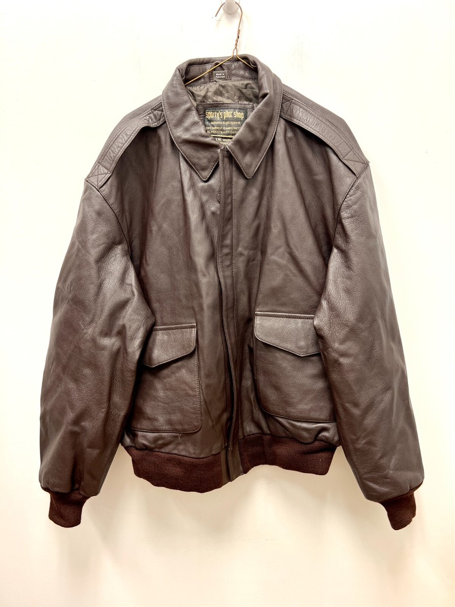 US ARMY AIR FORCE FLYERS MEN'S LEATHER TYPE A-2 FLIGHT JACKET