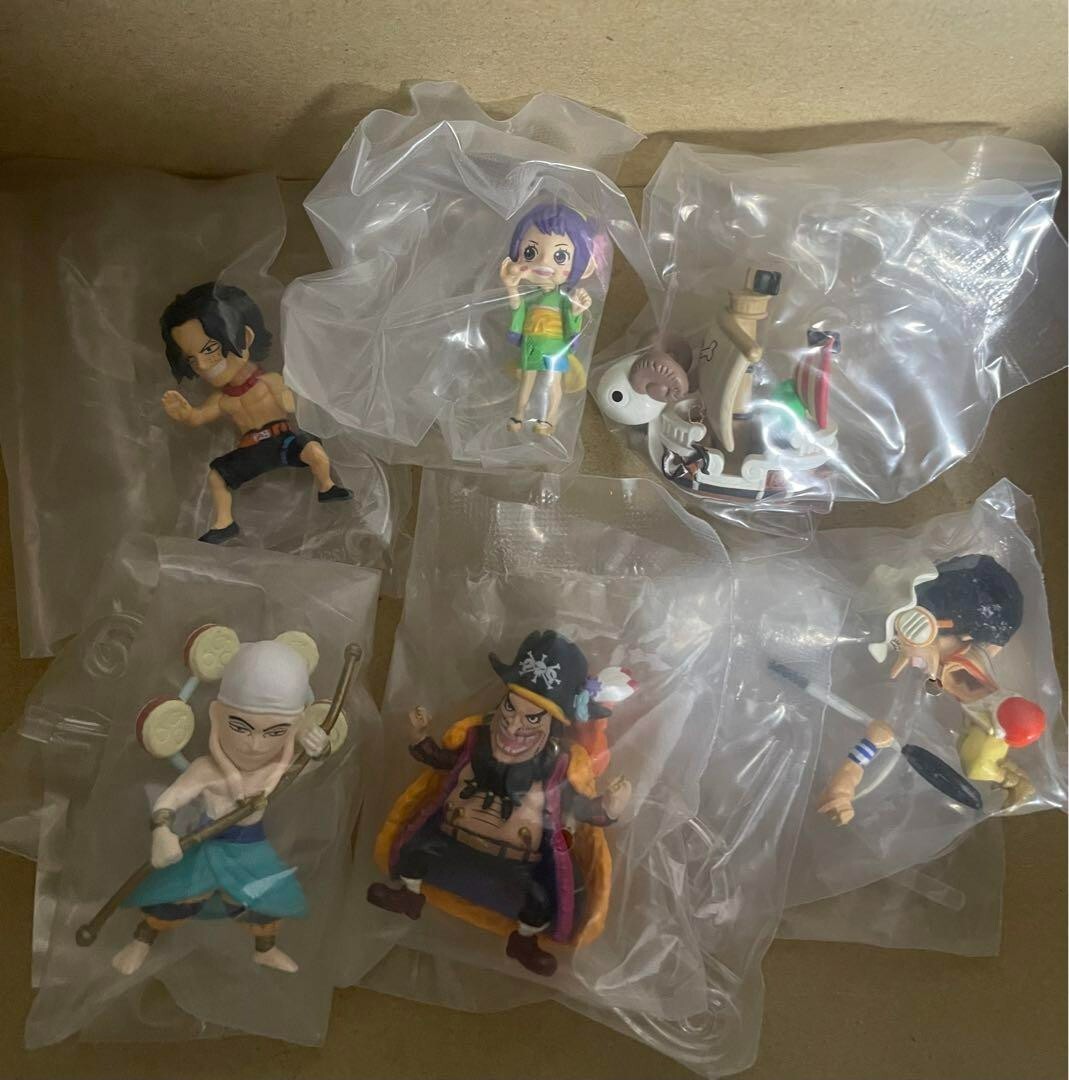 One Piece Onepi no Mi Vol 7 Complete Set of 6 Bandai Gashapon
