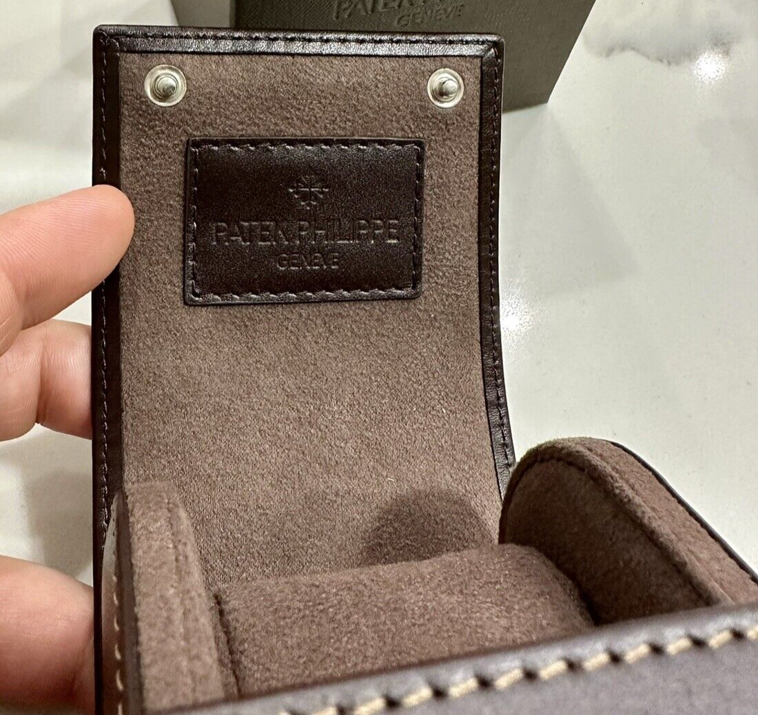 100% Authentic Patek Philippe Watch Travel Leather Case Pouch H997