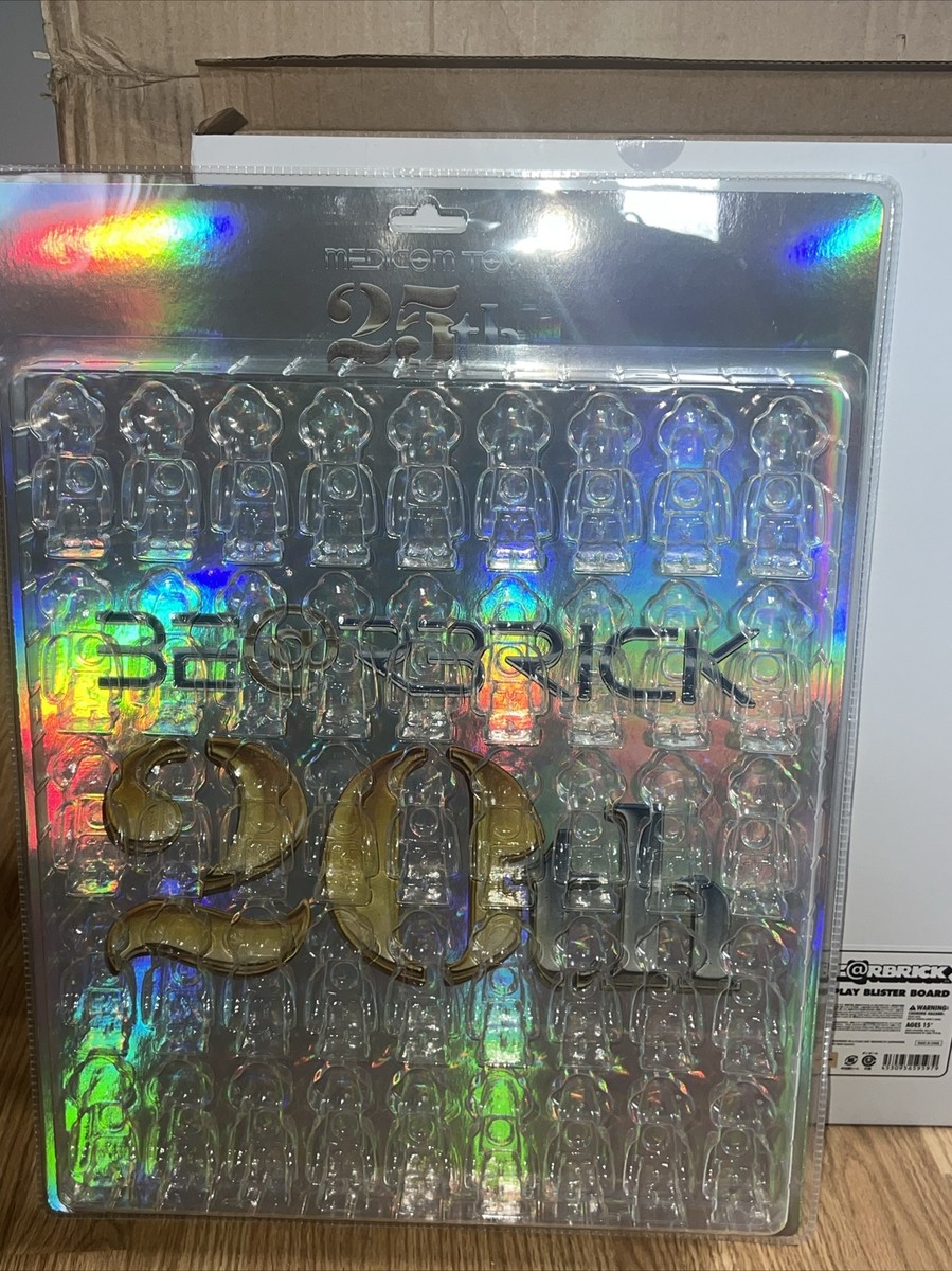 BRANDNEW Bearbrick 100% Display Blister Board 25th Anniversary