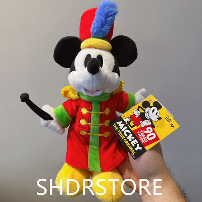 Japan Disney Store NWT Mickey mouse 90 anniversary plush the band