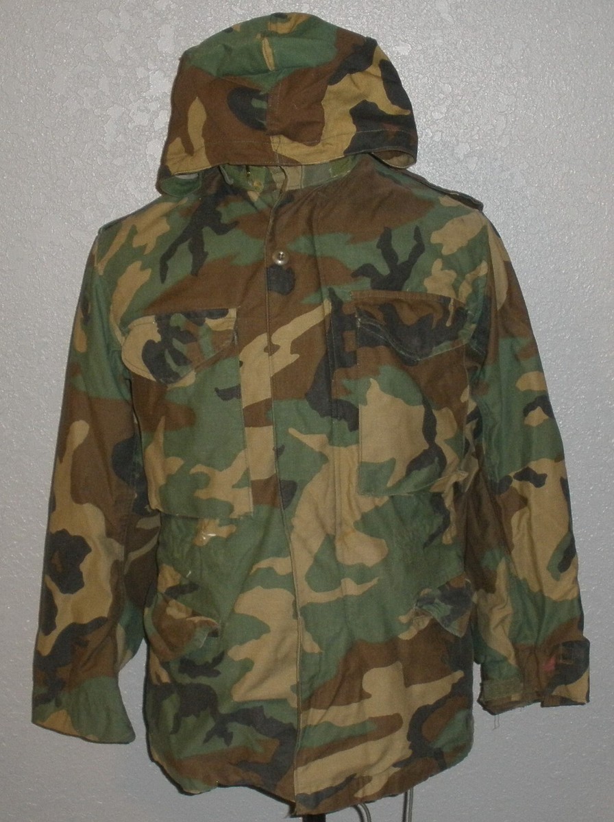 Men's XS Winfield Full Zip Hooded Snap Button Cold Weather Field