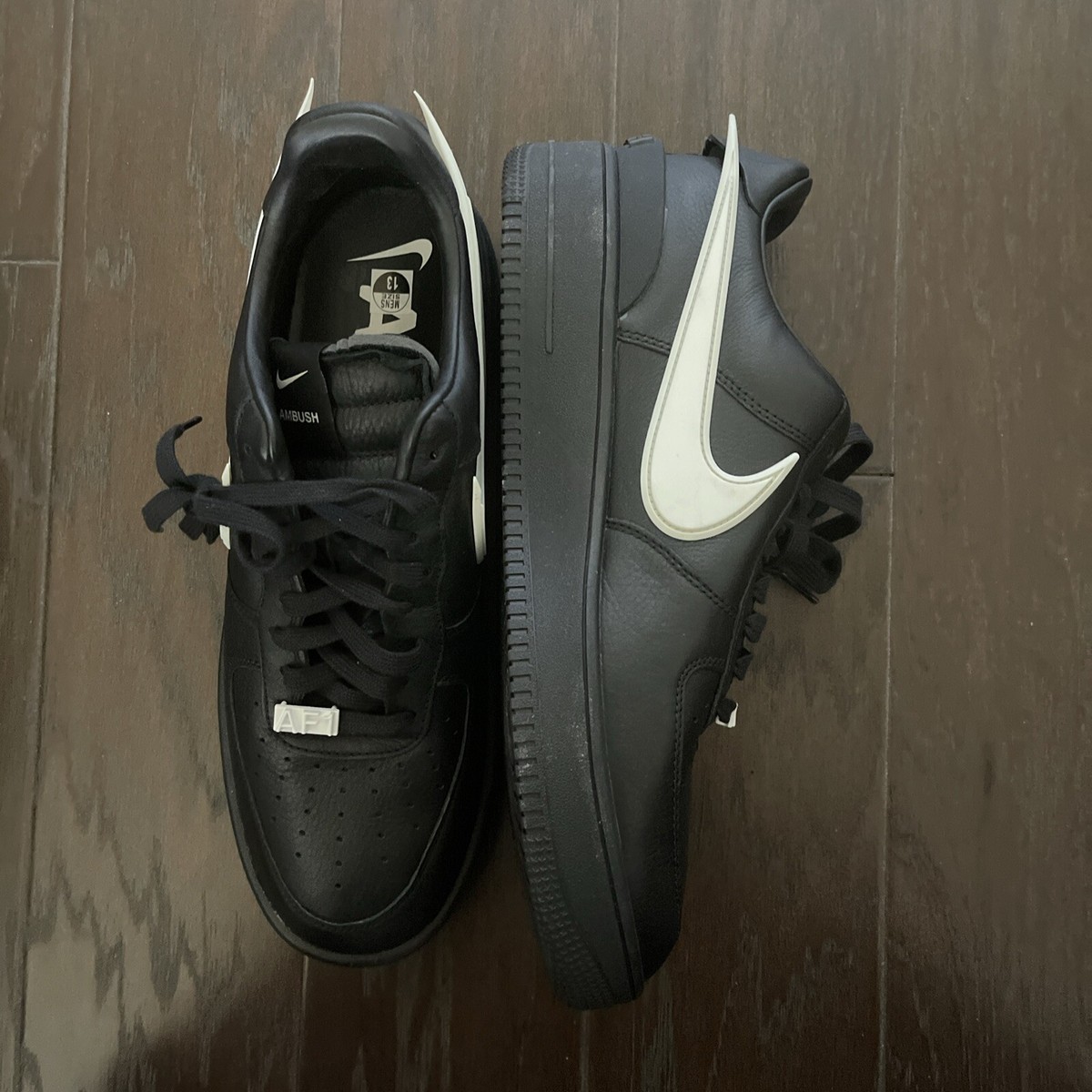 Size 13 - Nike AMBUSH x Air Force 1 Low Black | eBay