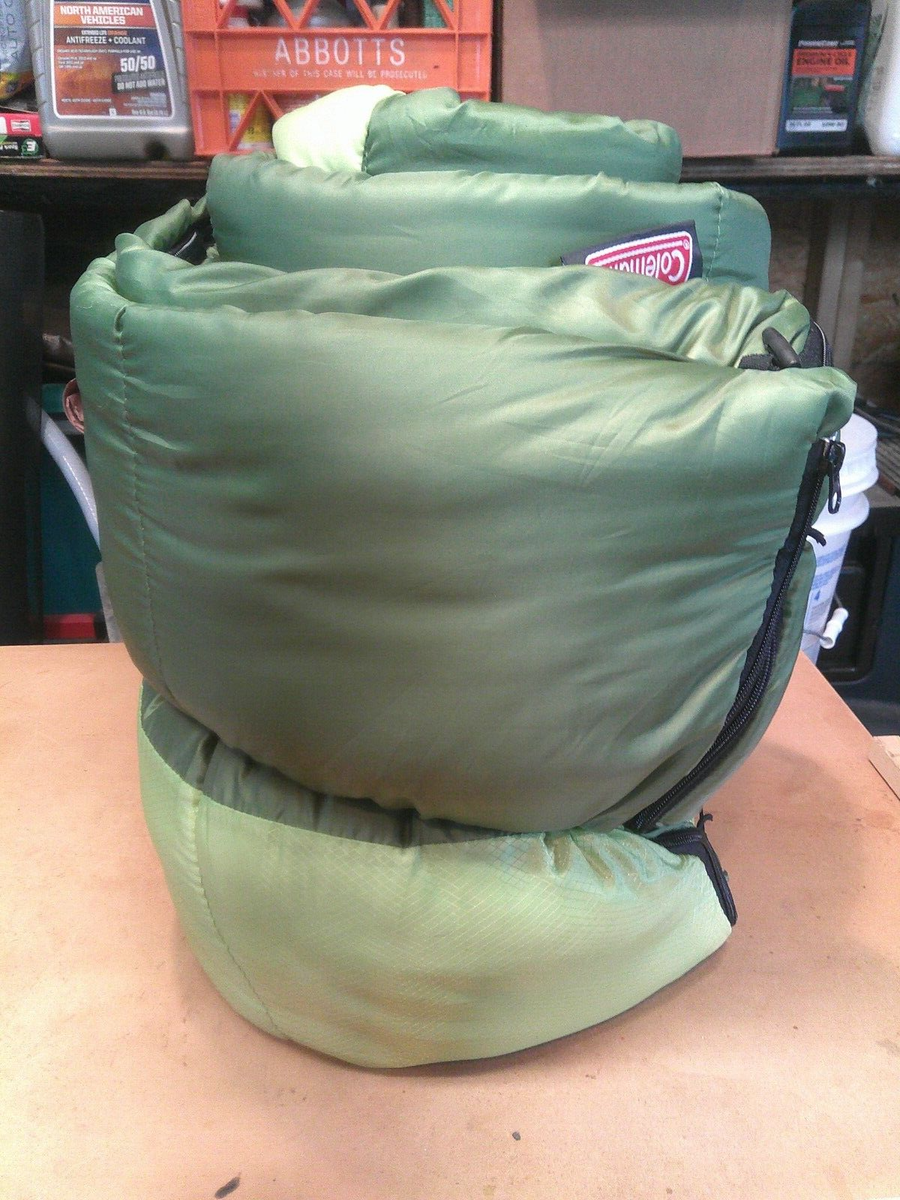 Coleman Green Sleeping Bag | eBay