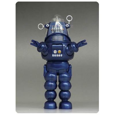 2013 SDCC X-PLUS FORBIDDEN PLANET ROBBY THE ROBOT BLUE DIE-CAST
