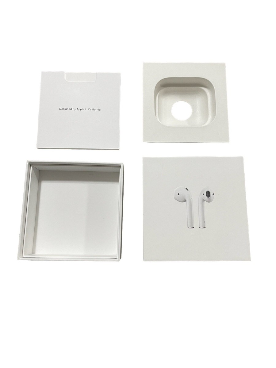 Apple AirPods 2nd Gen Box White (BOX and INSERTS ONLY) | eBay