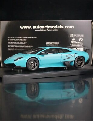 RARE* 1/18 AUTOart Lamborghini Murcielago LP670-4 SV (Turquoise