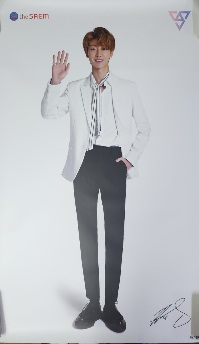 SEVENTEEN X THE SAEM LIMITED POSTER EACH MEMBER | eBay