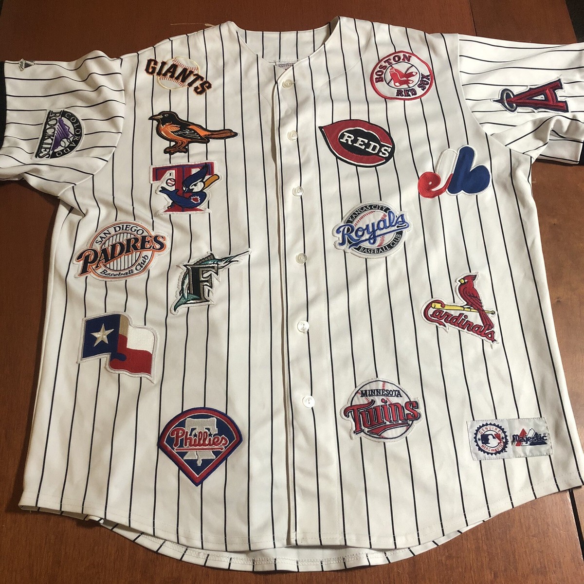 Majestic 2003 MLB All-Star Game Chicago All 30 Team Logo Patch