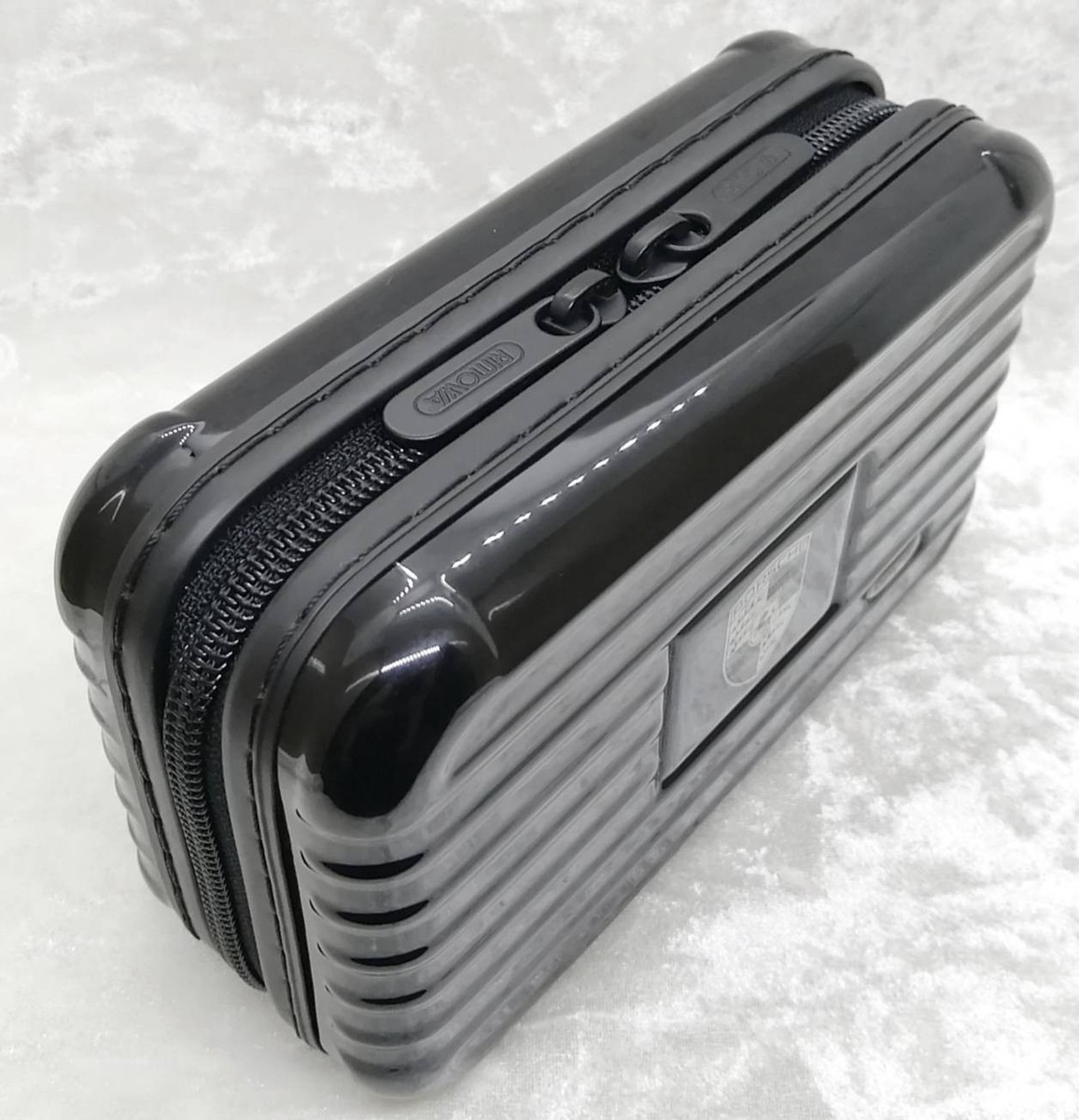 PORSCHE RIMOWA Pouch Accessory Travel Amenity Case Glossy Black
