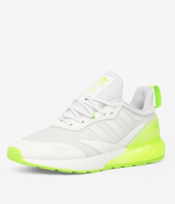 Adidas ZX 2K Boost 2.0 Men's Size 12 | White | Neon Green - GY3239
