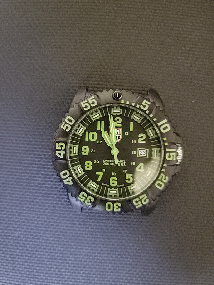 Luminox Watch Series 3050/3950 44mm Quartz Men's Diver Watch Navy