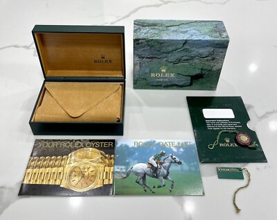 100% Genuine Rolex Datejust 16233 Box Booklets Tags Late 80s-90s