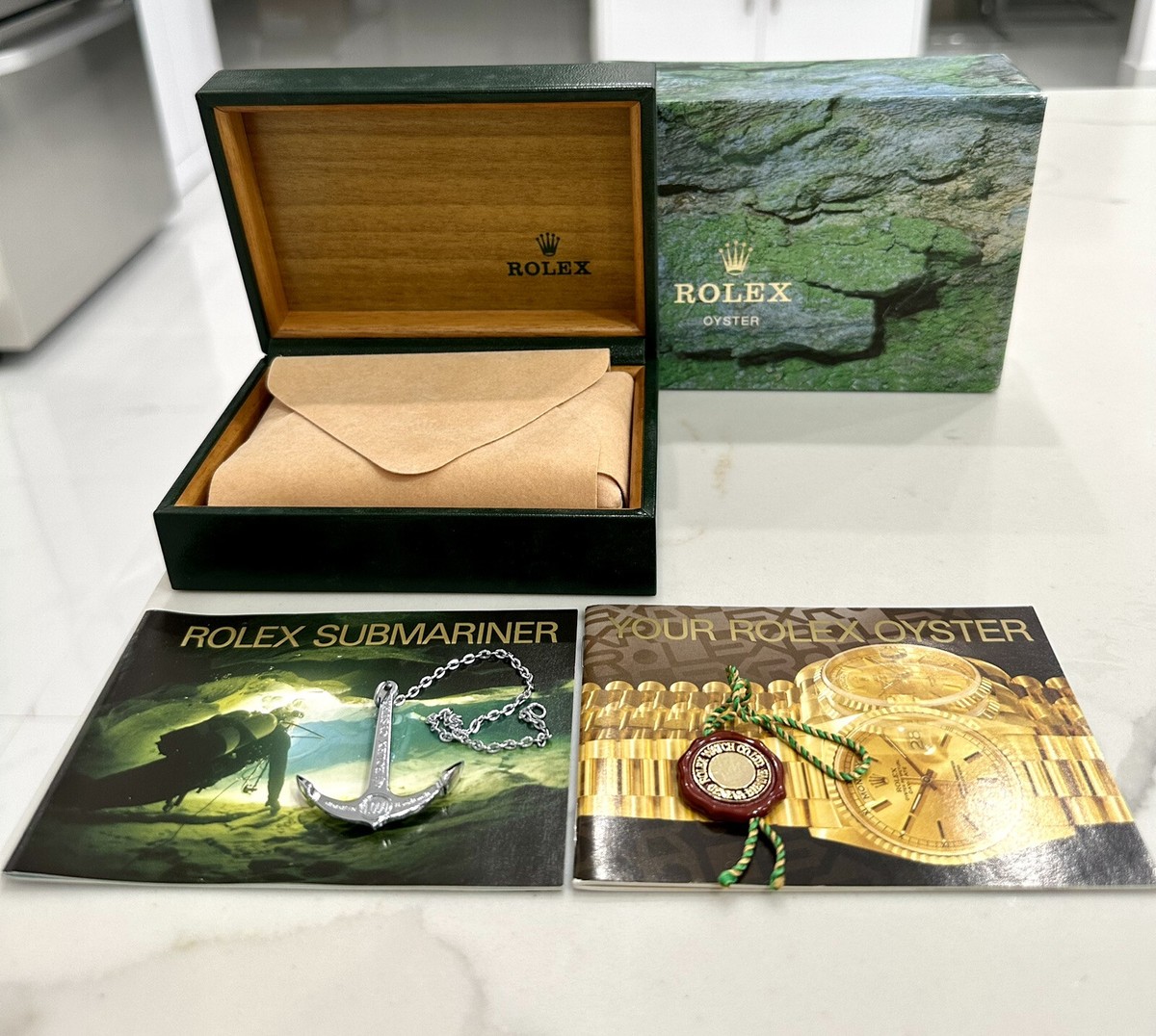 GENUINE Vintage Rolex Sea-dweller 16600 Watch Box FULL SET Booklet
