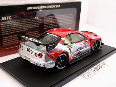 AUTOart 1:18 XANAVI Nissan Skyline Nismo GT-R R34 JGTC GT500 2002