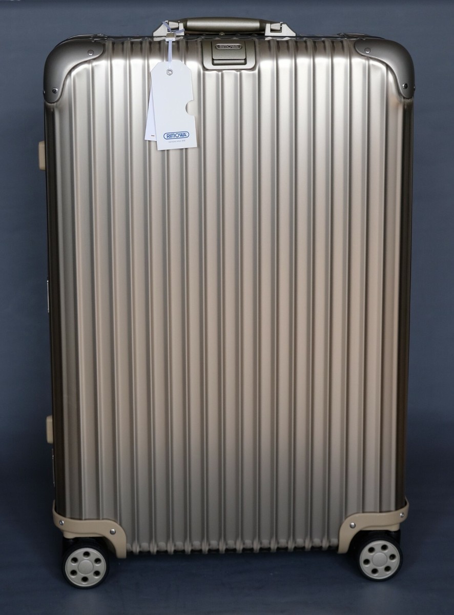 Rimowa Topas Titanium (pre-LVMH) 64-98 Liters full set NEU NEW