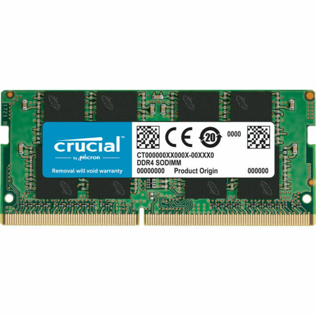 Crucial 8GB DDR4-3200 SODIMM Laptop Memory (CT8G4SFRA32A) for sale