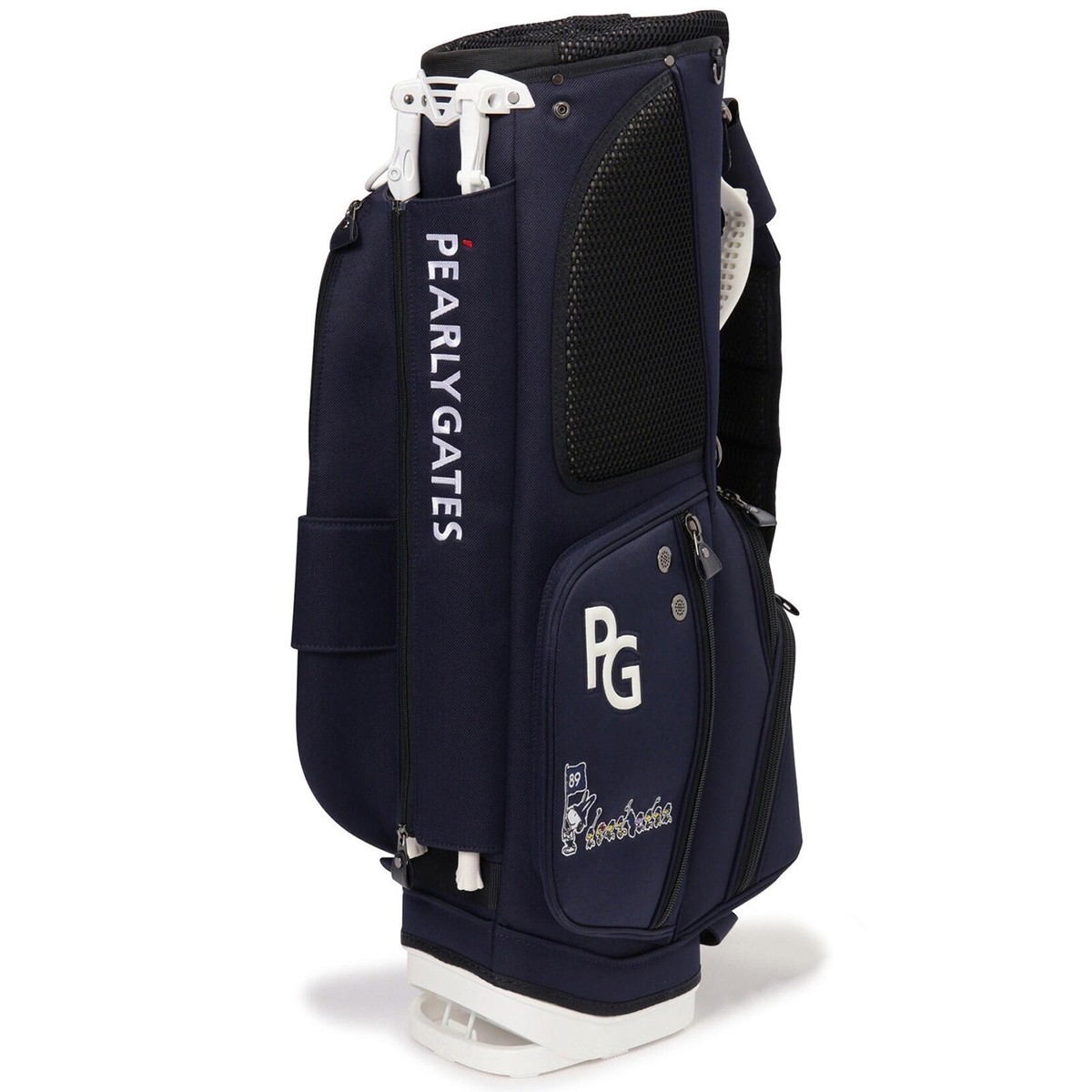 PEARLY GATES PEANUTS SNOOPY Stand Type Caddy Bag Navy 46inch