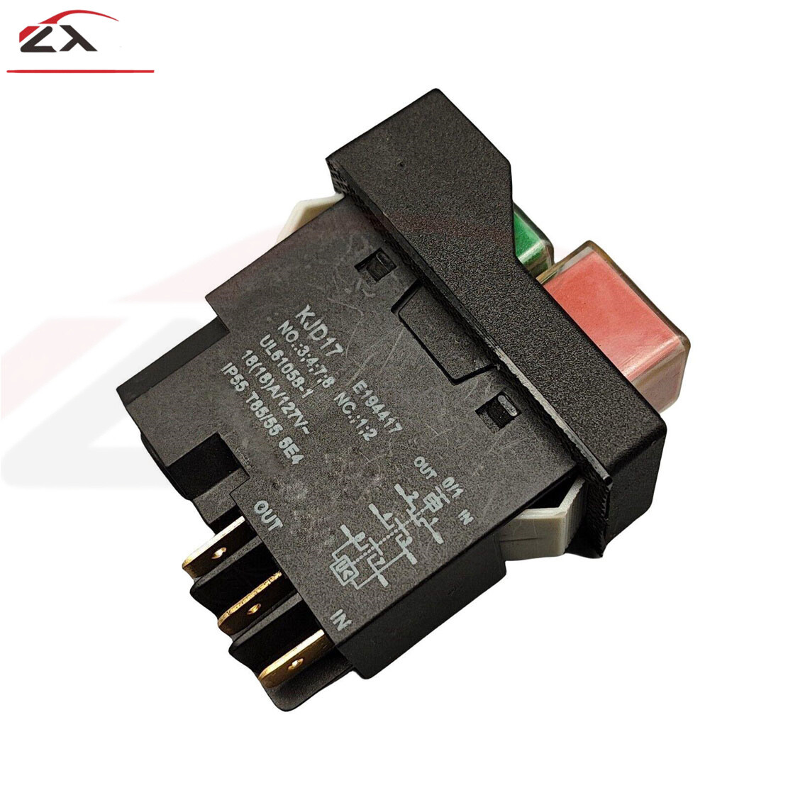 Replacement For DKLD LDZ-6-4 6-pin 18A 127V 5E4 IP55 T85/55 Push