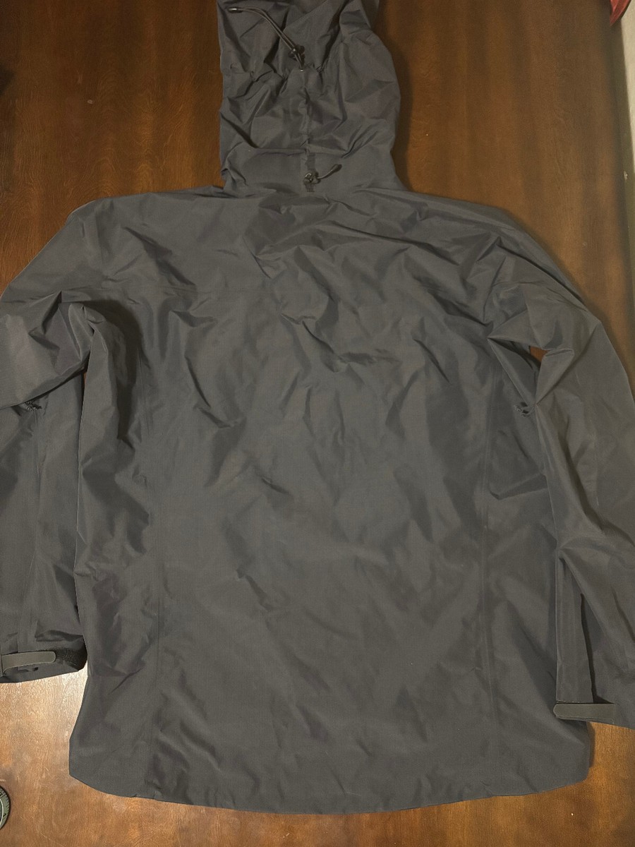Arc'teryx Alpha SL Jacket Mens XL Black Hooded Gore-Tex Paclite