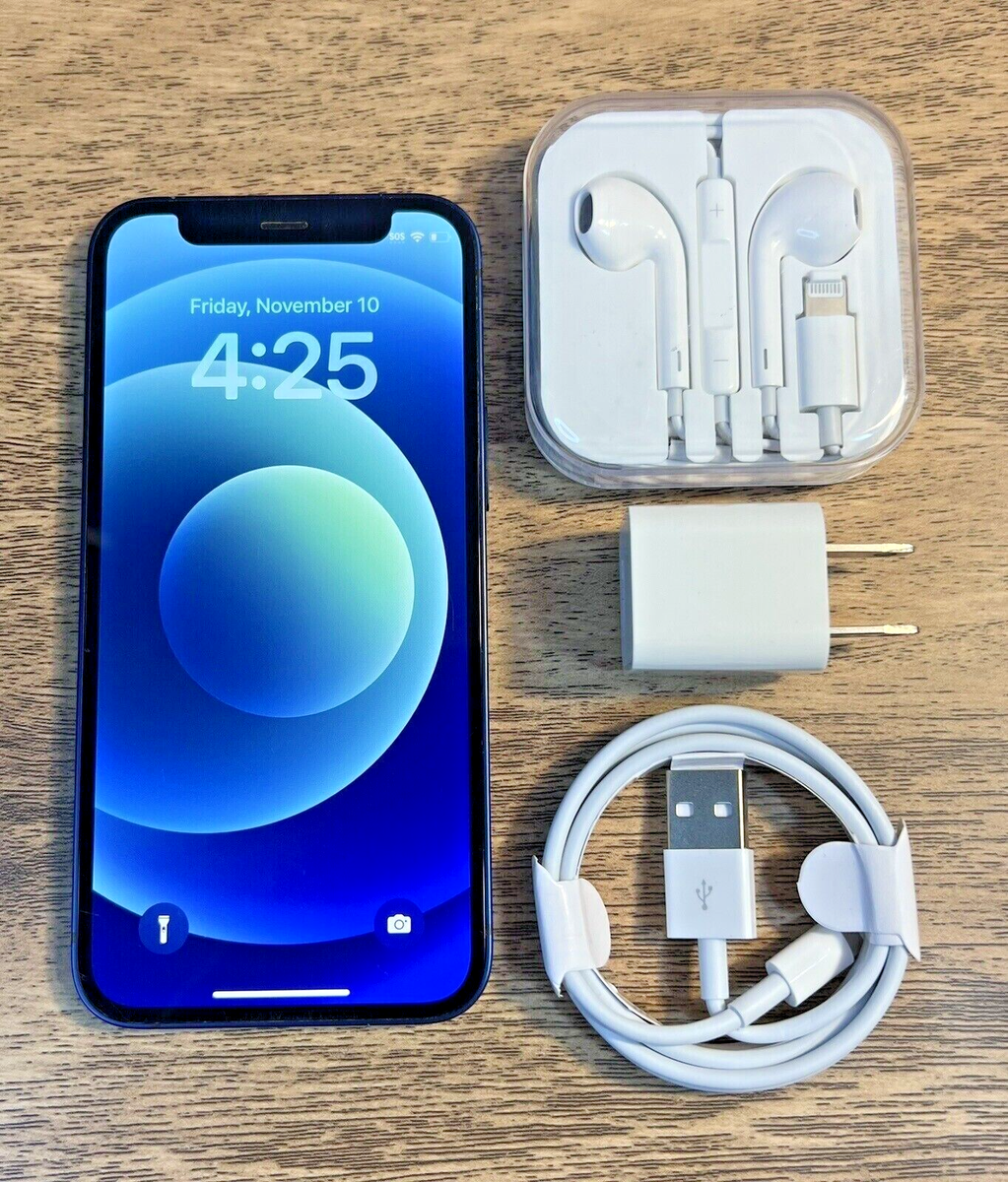 Apple iPhone 12 mini - 64GB - Blue (Factory Unlocked) - Good