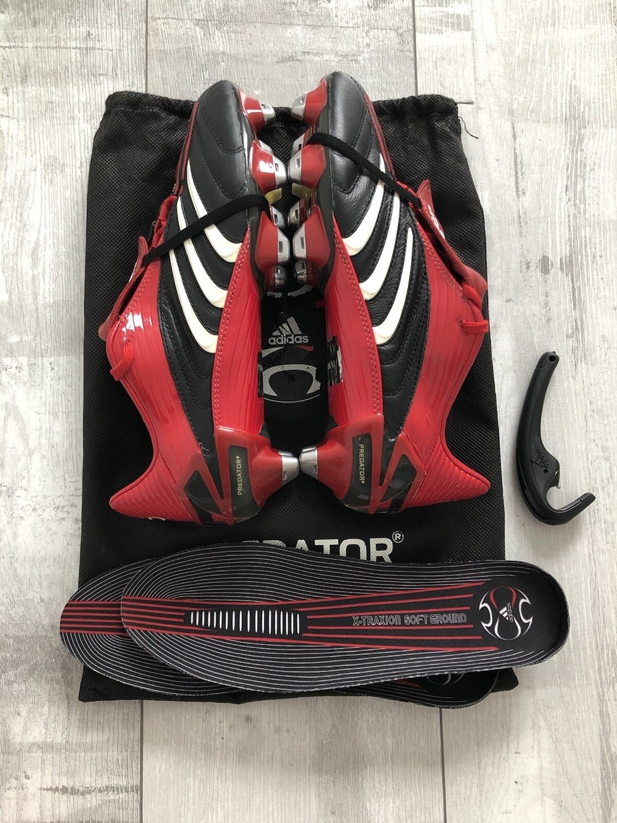 adidas Predator サッカーシューズ レッド 収納バッグ付き adidas