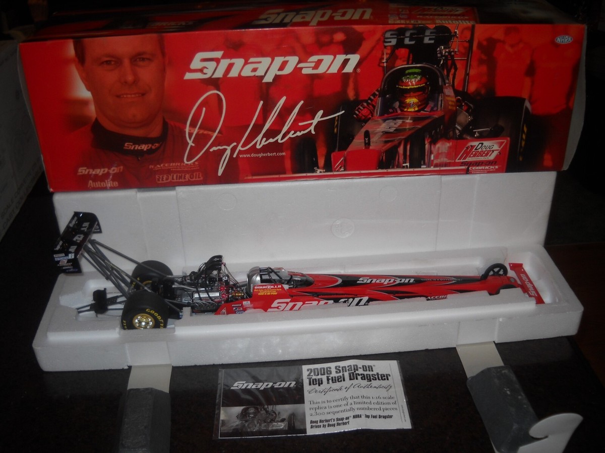 👍👍SNAP ON*DOUG HERBERT-TOP FUEL DRAGSTER-NHRA 1:16 SCALE-24 in