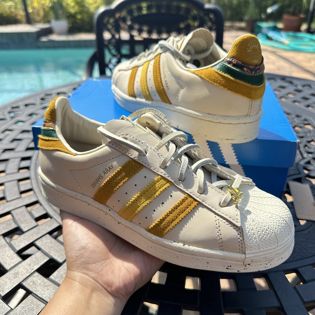 Adidas Yara Shahidi x Superstar Cream Legacy Gold Men's Shoes