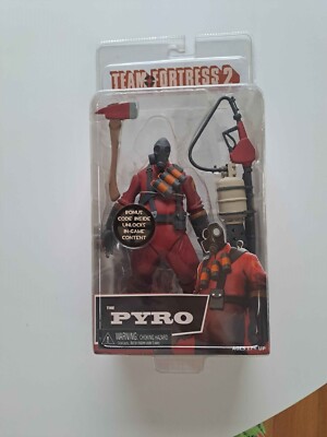Team Fortress 2 RED Pyro NECA Red Action Figure Factory Sealed | eBay
