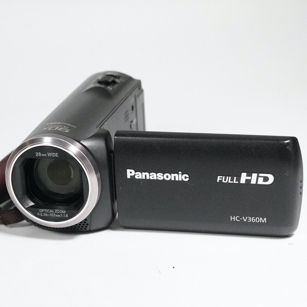 Panasonic HC-V360M Digital HD Camcorder Video camera 16GB 90x Zoom