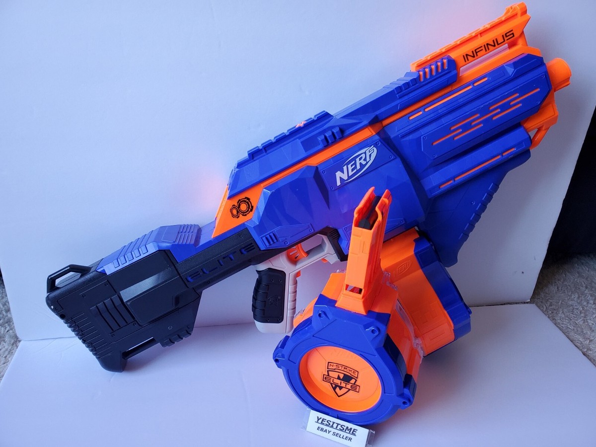 NERF Infinus N-Strike Elite Motorized Blaster + Extra Drum