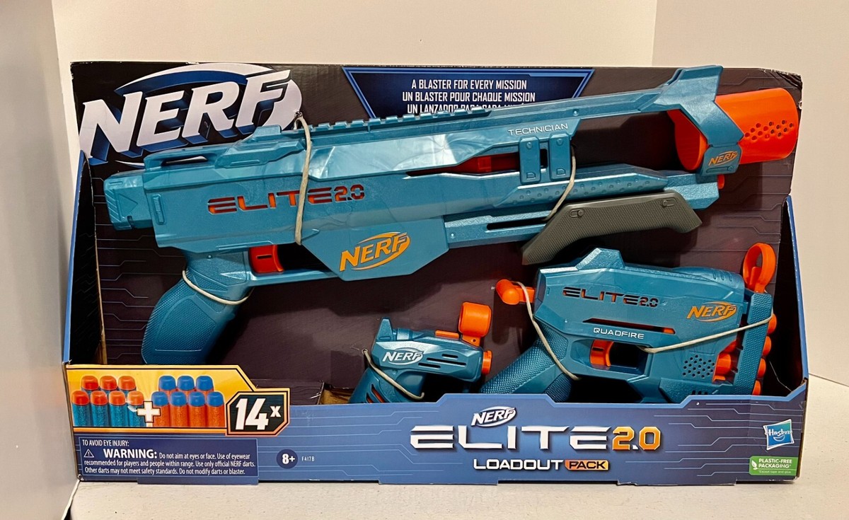 NEW Nerf Elite 2.0 Loadout Combo Pack 3x Blaster Technician